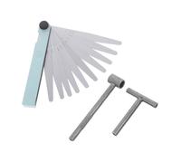 LOLIPPYY Outil de Réglage de Soupapes T-handle avec Jauge Épaisseur pour Mesure Précise Du Jeu Robuste et Compatible Multi-modèles Compact pour Mécaniciens et DIY