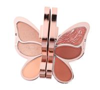 LOLIPPYY Palette Maquillage Couleurs Lumineuses pour Paupières et Joues Longue Tenue Multi-usage pour Filles et Débutantes Effet Naturel et Coloré