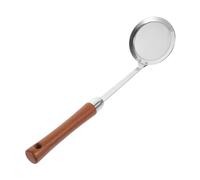 LOLIPPYY Passoire Acier Inoxydable Filet Fin Mailles Cuillère Filtre pour Huile et Aliments Tamis Sûr avec Poignée Plate Ergonomique pour Cuisine à