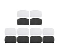 LOLIPPYY Patchs Auto-adhésifs pour Réparation de Talon de Chaussures de Sport, Lot de 12 Pièces en Maille Respirante, Doublure de Talon Imperméable, Patchs Anti-frottement pour