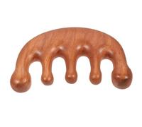 LOLIPPYY Peigne Massage Bois de Santal Naturel Peigne Large Dents pour Grattage Fatigue et Stimulation Circulatoire Relaxation pour Cou Dos et Bras