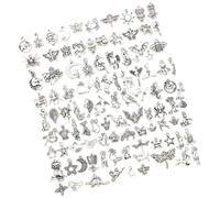 LOLIPPYY Pendentifs Animaux en Alliage Argenté Antique Lot de 84 Breloques DIY pour Fabrication Bijoux Accessoires pour Bracelets et Colliers Charms pour Créations Artisanales