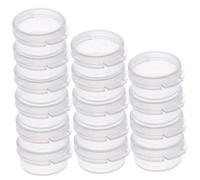 LOLIPPYY Petites Boîtes Rondes Réutilisables en Pp Lot de 25 pour Pesée et Conservation de Sols Recherche Applications en Sciences Vie