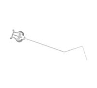 LOLIPPYY Pince de Partition pour Piccolo avec Lyre de Marche Clip Robuste Argenté pour Tenue Sûre des Musicales Fanfare
