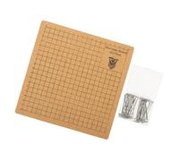 LOLIPPYY Planche de Macramé Liège avec Grille Imprimée Tiges Durables pour Projets de Bracelets et de Corde Accessoire DIY pour Mesure Précise et Fixation Stable