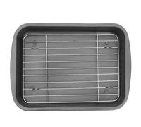 LOLIPPYY Plaque de Cuisson Inox avec Amovible pour Pâtisserie et Rôtissage Poêle de Cuisine Profonde Facile à Empiler et pour Cuisson Uniforme et Cadeaux Culinaires