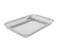 LOLIPPYY Plateau INOX Acier Inoxydable Résistant Haute Température Plateau Service Polyvalent pour Laboratoire Médical Cuisson et Organisation Instruments