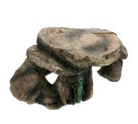 LOLIPPYY Plateforme Escalade pour Tortue Résine Abri Reptile Réaliste Grotte Ludique pour Terrarium et Aquarium Refuge Serpent et Tortue