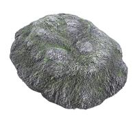 LOLIPPYY Plateforme Flottante en Résine pour Tortues - Petite Terrasse de Repos Rampe D’Escalade Intégrée - Cachette Naturelle Imitation Rocher pour Aquarium à Reptiles - Accessoire