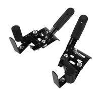 LOLIPPYY Poignées de Frein Ambidextres pour Fauteuil Roulant Manuel Paire de Verrous de Traction Anti-Glissement Accessoires de Remplacement Compatibles Sécurité Renforcée pour Usage