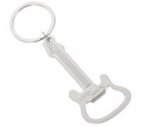 LOLIPPYY Porte-clés Décapsuleur Guitare en Alliage Métal, Ouvre-bouteille Portable Forme Guitare, Ouvre-bière Inoxydable pour Bar, Fêtes et Camping, 1 Pièce