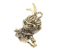 LOLIPPYY Porte Clés Singe Laiton Roi des Singes Wukong Pendentif Chinois Traditionnel Charme pour Sac à Dos et Bijoux DIY