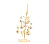 LOLIPPYY Porte Clip Mémo Sapin de Noël Doré Support Numéro de Table Porte Photo et Carte Dinvitation Base Stable pour Décoration de Table de Fête Cadeau Pratique et Élégant
