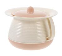 LOLIPPYY Pot de Chambre Bébé Plastique avec Couvercle Hermétique Léger et Compact Usage Domestique et Voyage Urinoir Portable Bassin de Lit Hygiénique pour Garçon et Filles et Personnes