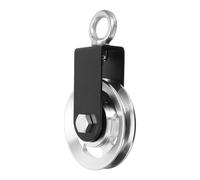 LOLIPPYY Poulie de Musculation Pivotante en Alliage D’Aluminium Système Silencieux pour Équipement de Fitness à Domicile Accessoire Compact pour Machine à Câble Roue D’Exercice