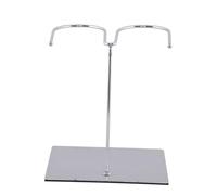 LOLIPPYY Présentoir Acier Inoxydable Robuste Support Spécial Rangement Chaussures pour Magasin et Usage Domestique Argenté Élégant