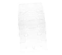 LOLIPPYY Présentoir de Bureau Transparent Support de Catalogue et Porte-Documents Empilable pour Organisation de Comptoir