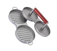 LOLIPPYY Presse à Burger Aluminium pour Steak Haché Moule à Patty Ergonomique et Compact Accessoire de Cuisine Pratique pour Barbecue et Familiales