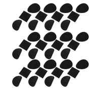 LOLIPPYY Protections de Semelle Autocollantes en Caoutchouc Noir Lot de 24 Pièces Antidérapantes et Silencieuses pour Talon et Avant-Pied Protège-Chaussures L’Usure Usage Quotidien et
