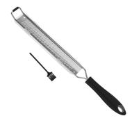 LOLIPPYY Râpe à Fromage Acier Inoxydable Prolongée avec Protection et Brosse Trancheuse Multifonction pour Citron Chocolat Légumes Légère