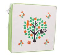 LOLIPPYY Rehausseur de Chaise Garçon Fille Ajustable avec Coussin Motif Arbre Vert Galette Chaise pour Rehausser Siège de Salle à Manger Confortable et Portable