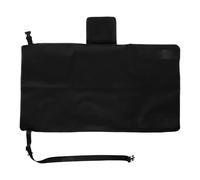 LOLIPPYY Repose-pieds Garçon Et Filles Extension Siège Avion Pliable Pour Tout-petit Confortable Doux Tissu Noir 79x44 Cm Voyage Prolongateur Jambes Siège Garçon Et Filles