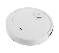 LOLIPPYY Robot Aspirateur Balayeuse Automatique USB Rechargeable Aspiration Puissante Nettoyage Sol Dur et Tapis pour Maison Intelligente Blanc