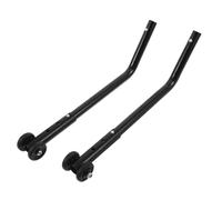 LOLIPPYY Roues Anti-Basculement pour Fauteuil Roulant Paire en Alliage D’Aluminium Léger et Robuste Accessoire de Sécurité de Recul Noir Butée de Recul pour Stabilité et Sécurité à