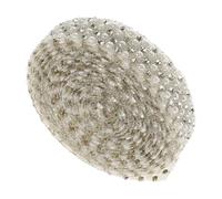LOLIPPYY Ruban Adhésif Perlé Blanc Nacré 1 Rouleau 1,5 Cm X 1 M, Bandes de Perles Autocollantes pour Couture, Décoration Vêtements, Paquet, Loisirs Créatifs, Accessoires DIY
