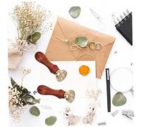 LOLIPPYY Sceau de Cire Vintage à Motif Champignon avec Manche Tampon Cachet pour Enveloppes et Invitations Décoration pour Cartes et Paquets