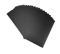 LOLIPPYY Séparateurs de Disques Vinyles Noirs en PP, Lot de 20, Design Moderne et Artistique, Installation Rapide, pour Studios et Espace de Rangement D'albums Vinyles