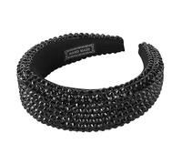 LOLIPPYY Serrage-Tête en Cristal Bandeau Baroque Décoré Coiffure Accessoire de Mariage 1 Pièce Large Bord Style Élégant pour Fête