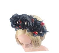 LOLIPPYY Serre-tête Halloween Fleur Coiffe Tête De Mort Accessoires Cheveux Pour Fête