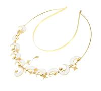 LOLIPPYY Serre-tête Lune Métal Couronne Halo Pour Femme Accessoire Cheveux Mariage Bal Ou Fête