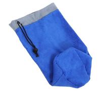LOLIPPYY Serviette en Flanelle Absorbante Séchage Rapide pour Petits Animaux comme Hamster et Hérisson, Matins Froids avec Cordon de Serrage Bleu