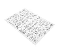 LOLIPPYY Stabilisateur Hydrosoluble pour Broderie Autocollante Papier Soluble Eau pour Motifs et Couture Manuelle Compatible Tissus Variés