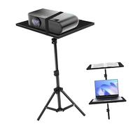 LOLIPPYY Support de Projecteur avec Plateau Réglable Hauteur Trépied Robuste pour Laptop et Projecteur Base Stable pour Cinéma Maison Bureau et École