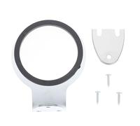 LOLIPPYY Support Mural pour Sèche-Cheveux en Acier Inoxydable Rangement Compact pour Salon de Coiffure Fixation Murale Stable Adapté à la Plupart des Modèles Salle de Bain et Espace