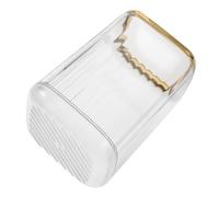 LOLIPPYY Support Porte-pinceaux Maquillage Transparent Blanc Rangement Cosmétiques Bureau Organisateur Pour Vanity