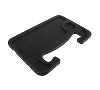 LOLIPPYY Table de Voiture Portable Multifonction Double Face avec Porte-gobelet Sécurisé Plateau Repas et Bureau pour Conducteurs Organisateur Compact pour Siège Auto Usage Bureau et Repas