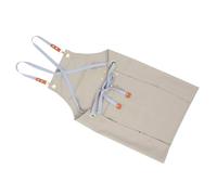 LOLIPPYY Tablier Chef Homme Toile Imperméable et Aux Taches avec Poches pour Cuisine Café Restaurant et Barbecue Extérieur