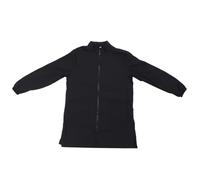 LOLIPPYY Tablier De Travail Imperméable Anti-Statique pour Toilettage d'animaux, Salopette D'esthéticienne en Tissu Léger Noir, Manches Longues XL, Usage Professionnel Hôpital Et École