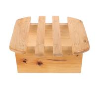 LOLIPPYY Tabouret Bois Rond pour Bain de Repose Douche Plateforme Bois Massif pour Lit et Salle de Bain