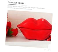 LOLIPPYY Téléphone Fixe Forme de Lèvres Rouges Décoration Originale pour Maison et Bureau et Design Unique Accessoire de Bureau et Fonctionnel