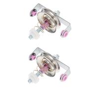 LOLIPPYY Tendeur De Cadre pour Métier à Tisser 2 Pièces Blanc Laiteux en Fer Et Plastique Réglage Tension Accessoires Machine à Tisser Atelier Couture Professionnel Usage Quotidien