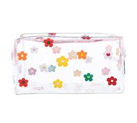 LOLIPPYY Trousse de Toilette Portable PVC Transparent Sac Maquillage Voyage Étanche Multifonction Organiseur et pour Cosmétiques et Accessoires de Voyage
