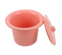 LOLIPPYY Urinoir Portable pour Adulte avec Couvercle Anti-Odeurs Seau de Toilette en Plastique Haute Densité Capacité Extra-Large Poignée Ergonomique Pot de Chambre Rose Réutilisable