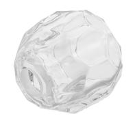 LOLIPPYY Verre Clair Sphérique Abat-jour de Remplacement Petit Globe Ouvert pour Suspension Lustre Applique Murale et Ventilateur de Plafond Style Moderne Élégant