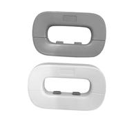LOLIPPYY Verrou de Sécurité pour Garçon et Filles en Abs Blanc, Double Bouton, Protège les Blessures, pour Porte de Placard et Réfrigérateur, Lot de 2 Pièces