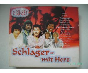 Lolita,Clüver,Hag,Kraus,Bonney,Rose,Frank,Sunshine Girls,Nina Mike,Miller,Morgan,Scheller,Zacharias,Berger,Charly-Chor,Kuhn,Orloff,Fenton,Walz,Breck,Heesters,Wewel,Bertelmann,Anders,Baginski,Winter,May,Wiesner,Leander etc. - Schlager mit Herz (2er Box)